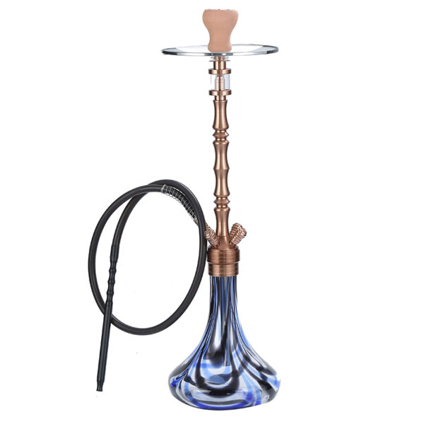 Glass Hookah Complete Set with Everything Stainless Steel Shisha Down Stem - Image 2