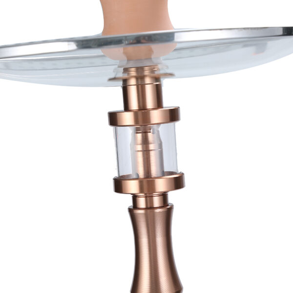 Glass Hookah Complete Set with Everything Stainless Steel Shisha Down Stem - Image 3