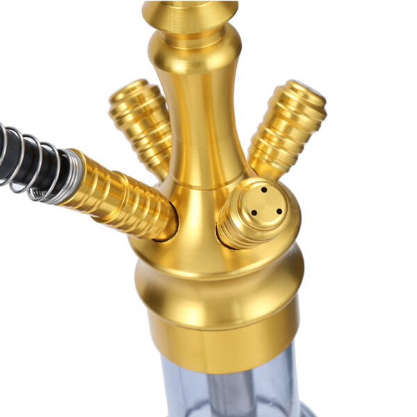 Luxury Golden Hookah with Molasses Catcher - Image 4