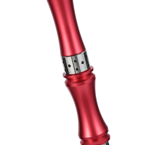 Aluminum Alloy Shisha Set with Silicone Pipe Hose Flavour Smoking Hookah Set - Image 3
