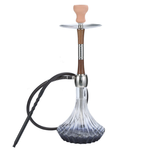 Wooden Stem And Luxurious Base Hookah - Image 2
