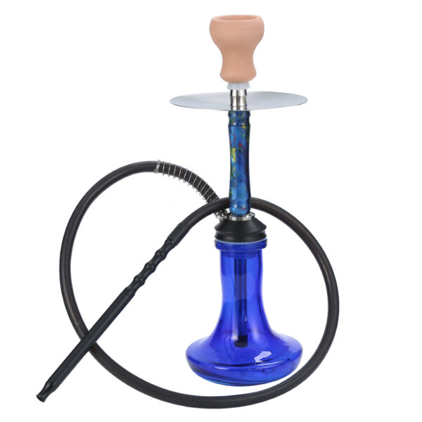 New Portable Wholesale Moze Hookahs Resin Stainless Steel Shisha Hookah - Image 2