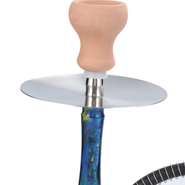 New Portable Wholesale Moze Hookahs Resin Stainless Steel Shisha Hookah - Image 3
