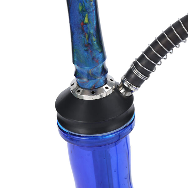 New Portable Wholesale Moze Hookahs Resin Stainless Steel Shisha Hookah - Image 4
