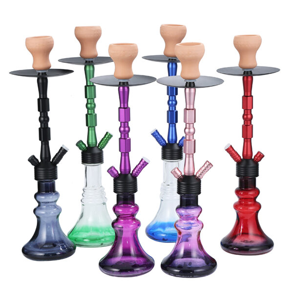 Aluminum Shisha Hookah with New Design Stem - Image 2