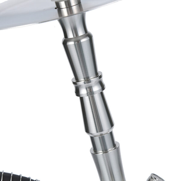 Silver Aluminum Hookah with Skull Base - Image 4