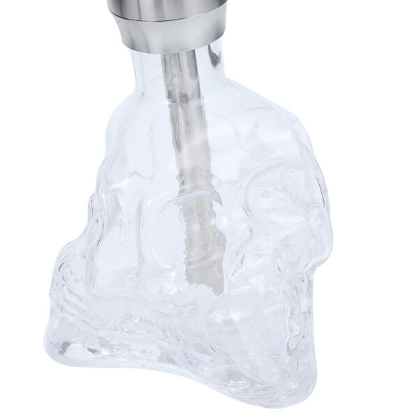 Silver Aluminum Hookah with Skull Base - Image 6