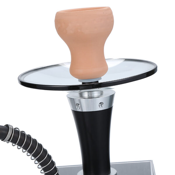 Square Hookah Set Cube Acrylic Shisha with Multicolor LED Light - Image 3