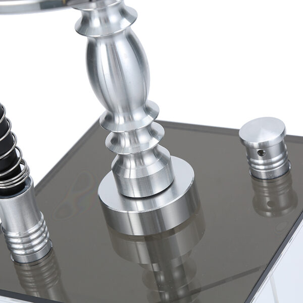 Portable Acrylic Cube Hookah with Led Light - Image 3