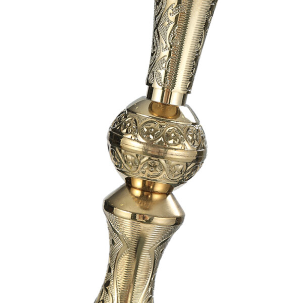 Authentic 37" Handmade Traditional Style Egyptian Khalil Mamoon Single Pear Narguile Hookah - Image 5