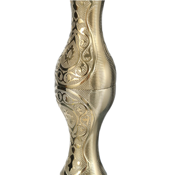 Authentic 37" Handmade Traditional Style Egyptian Khalil Mamoon Single Pear Narguile Hookah - Image 4