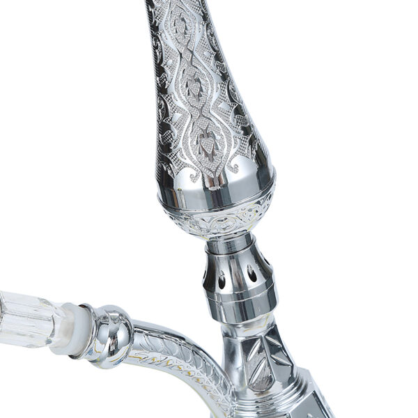 Silver Egypt Style Shisha - Image 4