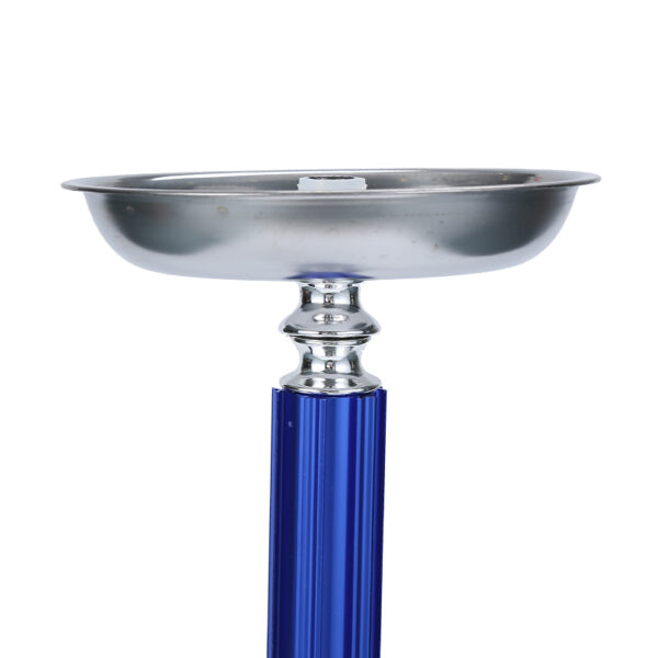 Premium Hookah Shisha Set with Glass Vase Ceramic Bowl And Coal Tongs Ashtray - Image 2