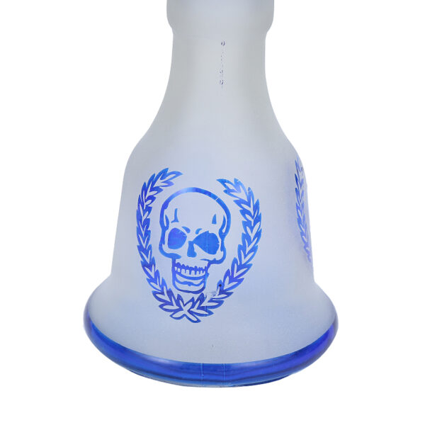 Premium Hookah Shisha Set with Glass Vase Ceramic Bowl And Coal Tongs Ashtray - Image 4