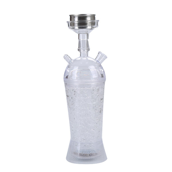 Portable Acrylic Cup Hookah Shisha With LED Light For Car And Party - Image 6