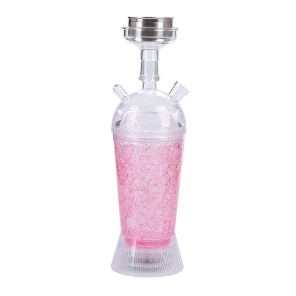 Portable Acrylic Cup Hookah Shisha With LED Light For Car And Party - Image 5