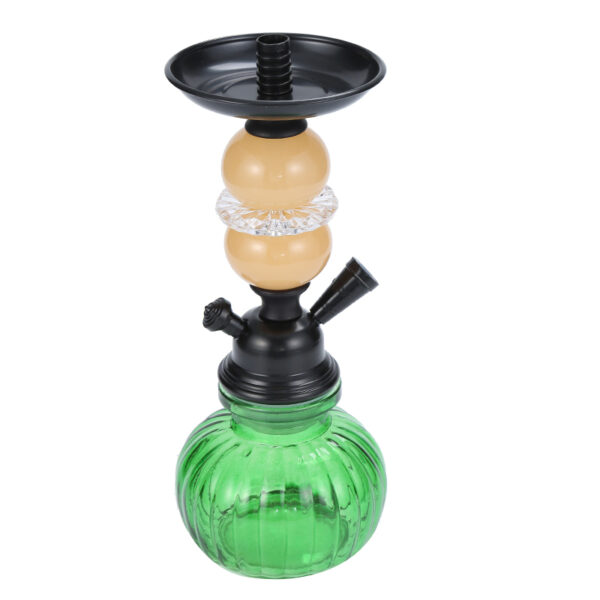 13”Premium Small Hookah Kit Glass Shisha Acrylic Sheesha Complete Set with Hookah Accessories - Image 2