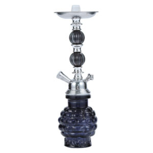 12" Premium 1 Hose Hookah Complete Set - Mini Fruit Hookah Glass Vase