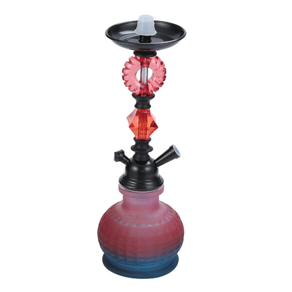Portable Hookah Set Hookah Accessories 12 Inch Hookah 48 Inch Hookah Hose Black - Image 2