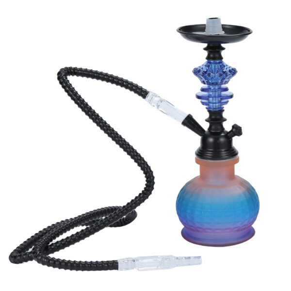 Colorful Mini Pumpkin Hookah Set One Hose - Image 2