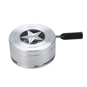 Heat Management System Charcoal Holder with Cover for Smoking Hookah Kaloud