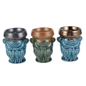 Egyptian Clay Hookah Bowl Phunnel Bowl with 5 Holes Hookah Head Fits Hookah Coals Charcoal Holder