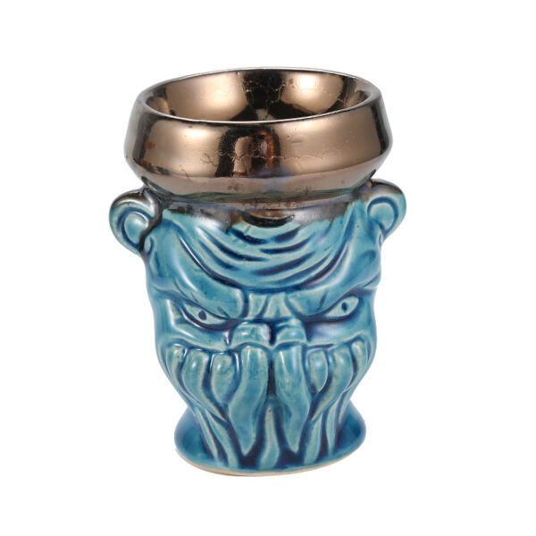 Egyptian Clay Hookah Bowl Phunnel Bowl with 5 Holes Hookah Head Fits Hookah Coals Charcoal Holder - Image 2