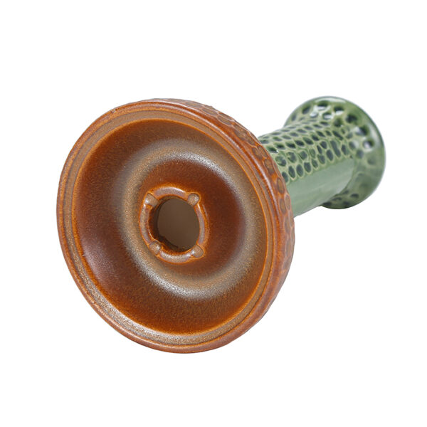 Clay Phunnel Hookah Bowl with Glaze Superior Hookah Head Fits for Hookah HMD Hookah Foil for Better Shisha Narguile Smoking - Image 4