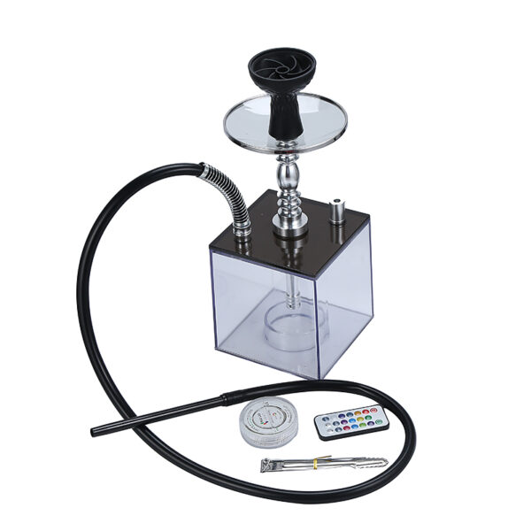 Fashion Acrylic Square Hookah Cube Shisha