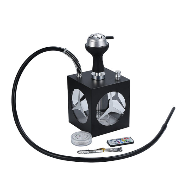 Cube Arabian Hookah High-end Fashion Party Travel Shisha Bar Full Set - Image 2