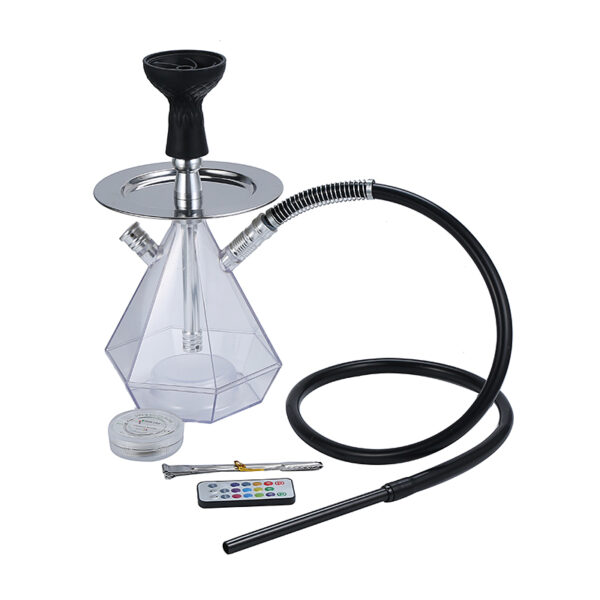 Acrylic Diamond Hookah With LED Light - Image 6