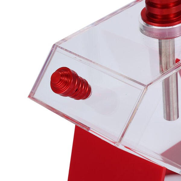 Triangle LED Light Shisha Heart Shape Acrylic Hookah Complete Set - Image 6