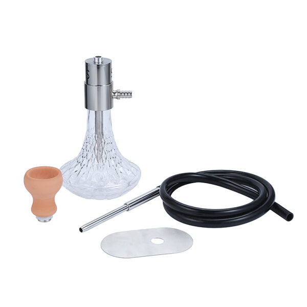 Portable Metal Glass Hookah - Image 4