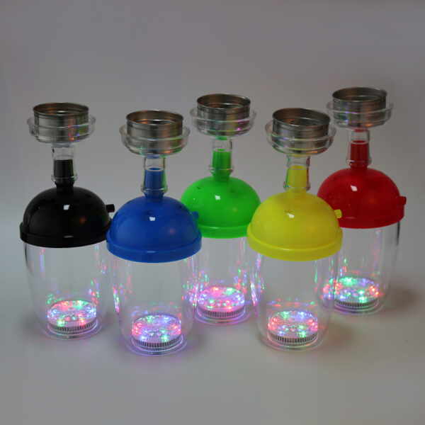 Portable Mini Acrylic Shisha Led Cup Hookah - Image 4