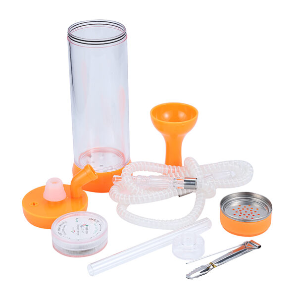 Luxury Style Easy To Carry Cup Style Leisure Hookah with LED Light - Image 2