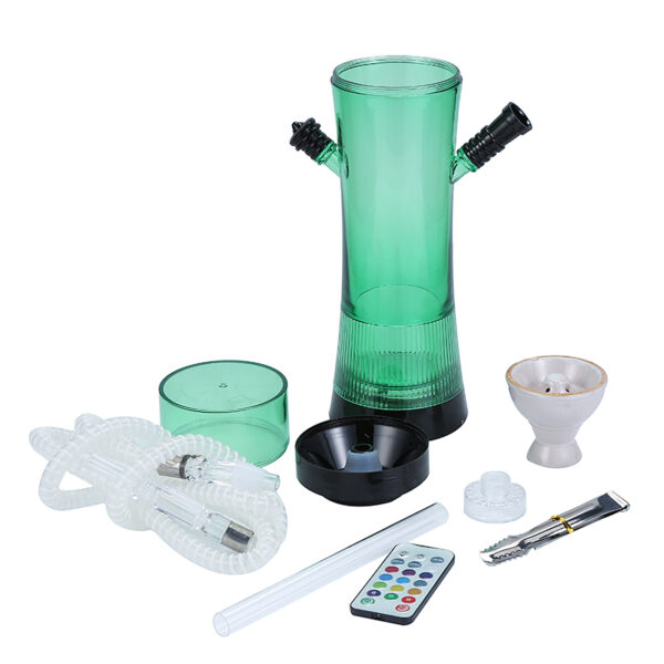 LED Hookah Plastic Hookah Acrylic Flavour Shisha Custom Logo - Image 2