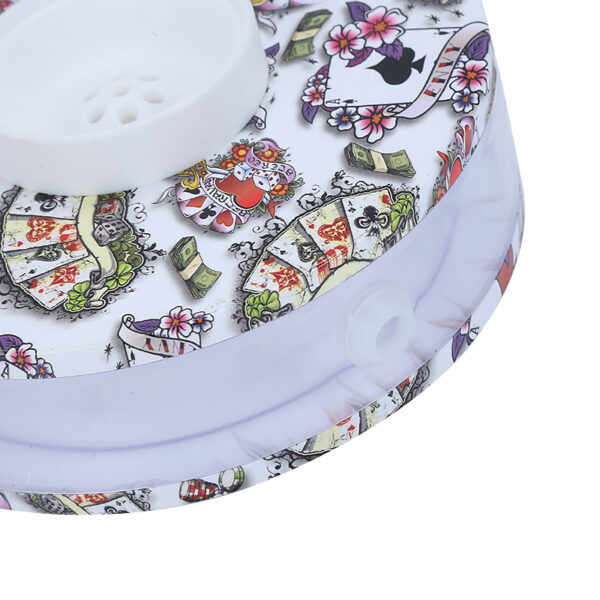 Painting Round Acrylic Hookah Set - Image 6