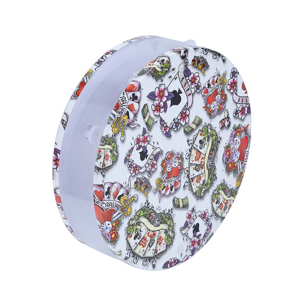 Painting Round Acrylic Hookah Set - Image 4