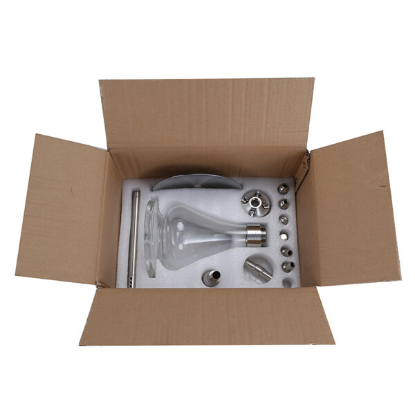 Luxury Stainless Steel Hookah 2 Hoses - Image 2