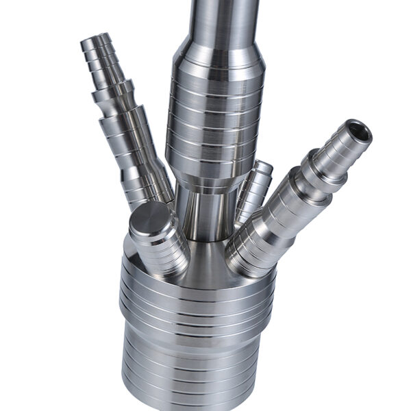 Luxury Stainless Steel Hookah 2 Hoses - Image 5