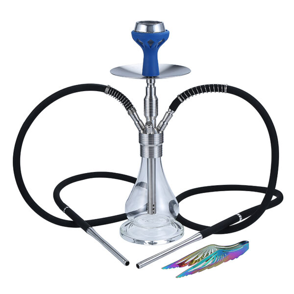 MIG Stainless Steel Hookah 2 Hose Germany Shisha Huka - Image 2