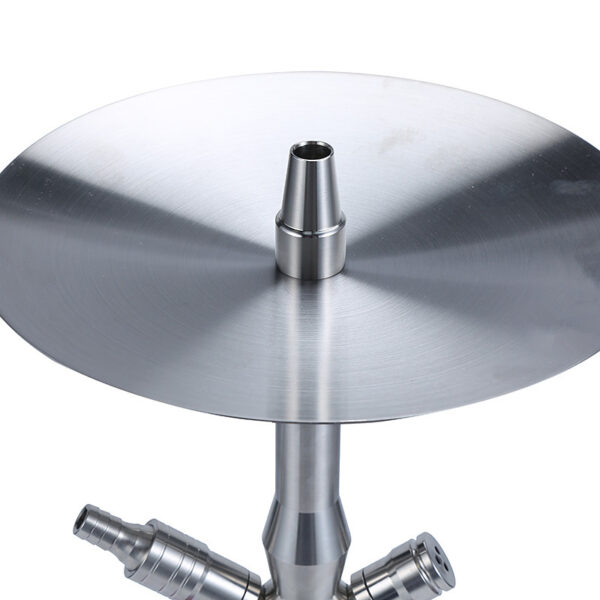 NEW Design Stainless Steel Hookah with Colorful Vase - Image 3
