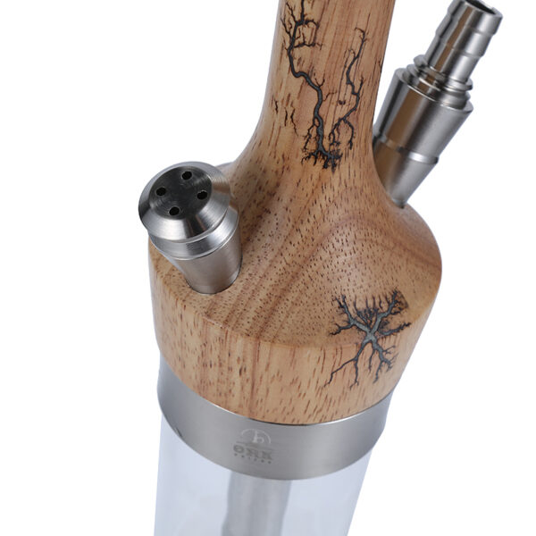 Hookah Set Modern 24.5" Wookah Complete Set Luxury Wood Shisha Kit - Image 5