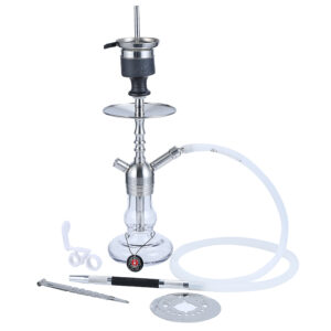 Amy Deluxe Hookah Medium Size - Stainless Steel Medium Size Shisha