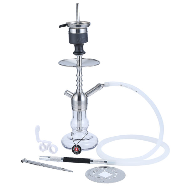 Amy Deluxe Hookah Medium Size - Stainless Steel Medium Size Shisha