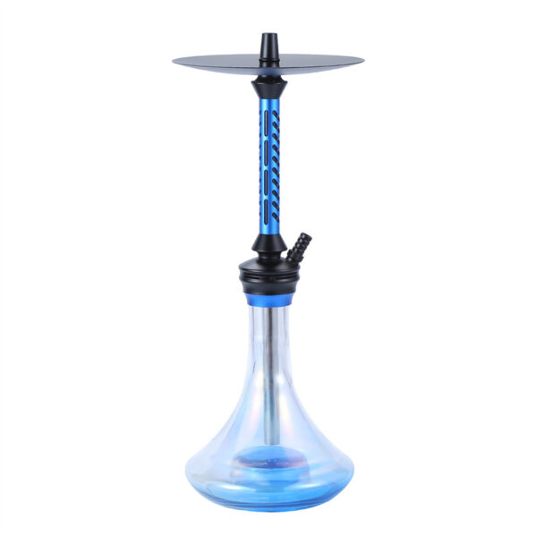 Strong Glass Metal Hookah Set with Accessories - Image 3