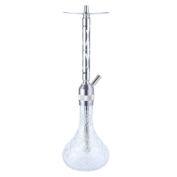 Premium 28.5" Aluminum CNC Single Hose Hookah Set with Silicone Washable Hoses - Image 5