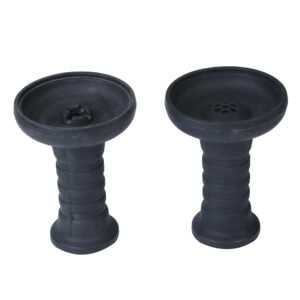 Hookah Bowl Silicone 1 Hole Phunnel Bowl Perfect with Charcoal Holder Black Shisha Bowl