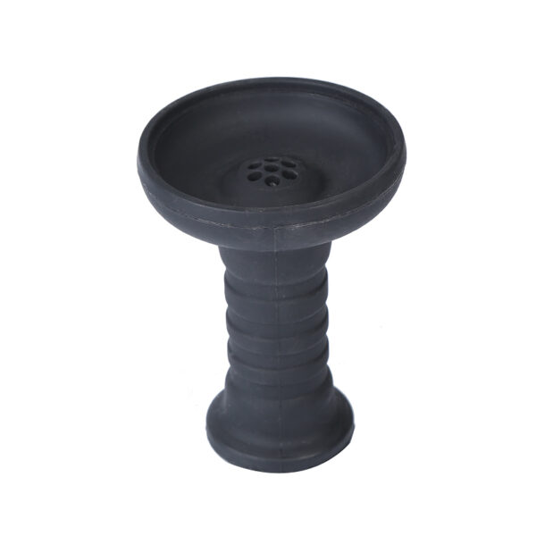 Hookah Bowl Silicone 1 Hole Phunnel Bowl Perfect with Charcoal Holder Black Shisha Bowl - Image 2