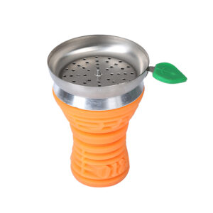 Hookah Bowl Set Silicone Hookah Bowl with Stainless Steel Charcoal Holder Heat Management Device